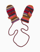 Manopole bambino pile bordò righe multicolor - Gallo 1927 - Official Online Shop