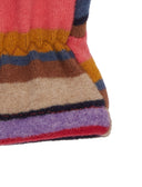 Manopole bambino pile bordò righe multicolor - Gallo 1927 - Official Online Shop