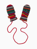 Manopole bambino pile rosso righe multicolor - Gallo 1927 - Official Online Shop