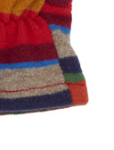 Manopole bambino pile rosso righe multicolor - Gallo 1927 - Official Online Shop