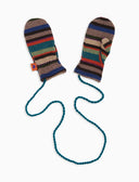 Manopole bambino pile beige righe multicolor - Gallo 1927 - Official Online Shop