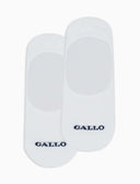 Men's plain white cotton invisible socks