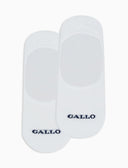 Solette accollate uomo cotone bianco tinta unita - Gallo 1927 - Official Online Shop