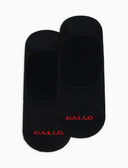 Solette accollate uomo cotone nero tinta unita - Gallo 1927 - Official Online Shop