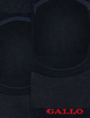 Solette accollate uomo cotone blu tinta unita - Gallo 1927 - Official Online Shop