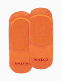 Solette accollate uomo cotone tinta unita arancio - Gallo 1927 - Official Online Shop