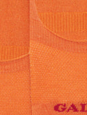 Solette accollate uomo cotone tinta unita arancio - Gallo 1927 - Official Online Shop
