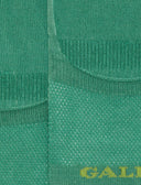 Solette accollate uomo cotone tinta unita verde - Gallo 1927 - Official Online Shop