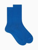Calze corte uomo cotone tinta unita azzurro - Gallo 1927 - Official Online Shop