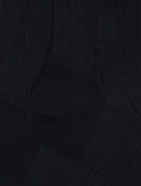 Calze corte uomo cotone tinta unita a coste blu - Gallo 1927 - Official Online Shop