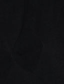 Men's plain cotton short socks black
