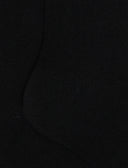 Calze lunghe donna lana, seta e cashmere nero tinta unita