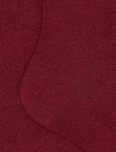 Calze lunghe donna lana, seta e cashmere bordò tinta unita - Gallo 1927 - Official Online Shop