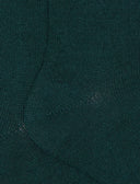 Calze lunghe donna lana, seta e cashmere verde tinta unita - Gallo 1927 - Official Online Shop