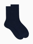 Calze corte donna lana, seta e cashmere royal tinta unita - Gallo 1927 - Official Online Shop