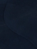 Calze fantasmini donna cotone oltremare tinta unita - Gallo 1927 - Official Online Shop