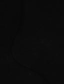 Calze corte donna lana nero tinta unita a coste - Gallo 1927 - Official Online Shop