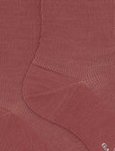 Calze corte donna lana rosa tinta unita a coste - Gallo 1927 - Official Online Shop