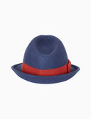 Cappello donna feltro blu tinta unita - Gallo 1927 - Official Online Shop