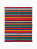 Scaldacollo multiuso bambino pile rosso righe multicolor - Gallo 1927 - Official Online Shop