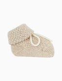 Babbucce bambino lana beige tinta unita grana di riso - Gallo 1927 - Official Online Shop