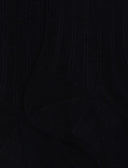 Calze lunghe uomo cotone Island Cotton blu tinta unita a coste - Gallo 1927 - Official Online Shop