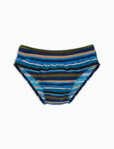 Costume slip bambino righe multicolor blu - Gallo 1927 - Official Online Shop