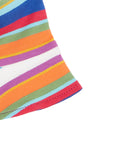 Cloche con tesa bambino cotone righe multicolor bianco - Gallo 1927 - Official Online Shop