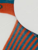 Sneakers donna cotone righe multicolor e windsor arancio - Gallo 1927 - Official Online Shop