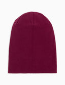 Berretto lungo reversibile bambino pile bordò righe multicolor - Gallo 1927 - Official Online Shop