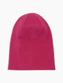 Berretto lungo reversibile bambino pile viola righe multicolor - Gallo 1927 - Official Online Shop