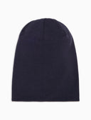 Berretto lungo reversibile bambino pile blu righe multicolor - Gallo 1927 - Official Online Shop