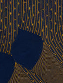 Calze lunghe uomo cotone fantasia giglio blu - Gallo 1927 - Official Online Shop