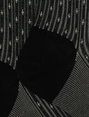 Calze lunghe uomo cotone nero fantasia giglio - Gallo 1927 - Official Online Shop