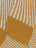 Calze corte donna cotone fantasia seersucker giallo - Gallo 1927 - Official Online Shop