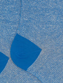 Calze corte uomo cotone e lino tinta unita azzurro - Gallo 1927 - Official Online Shop