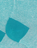 Calze corte uomo cotone e lino tinta unita color pavone - Gallo 1927 - Official Online Shop