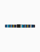 Cintura nastro elastica unisex righe multicolor blu - Gallo 1927 - Official Online Shop