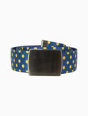 Cintura nastro elastica unisex blu fantasia pois - Gallo 1927 - Official Online Shop