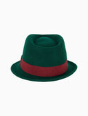 Cappello uomo feltro verde tinta unita - Gallo 1927 - Official Online Shop