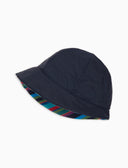 Cappello uomo antipioggia blu tinta unita