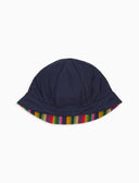 Cappello uomo antipioggia blu tinta unita - Gallo 1927 - Official Online Shop