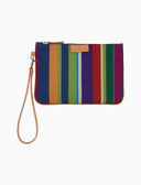 Bustina contemporary unisex blu righe multicolor - Gallo 1927 - Official Online Shop