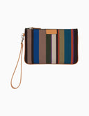 Bustina contemporary unisex beige righe multicolor - Gallo 1927 - Official Online Shop