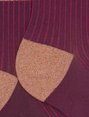 Calze cortissime donna poliammide twin rib fucsia con effetto scintillante - Gallo 1927 - Official Online Shop