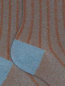 Calze corte donna twin rib spaziata lurex marrone - Gallo 1927 - Official Online Shop