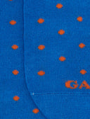 Solette uomo cotone fantasia pois azzurro - Gallo 1927 - Official Online Shop