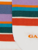 Solette donna cotone righe multicolor bianco - Gallo 1927 - Official Online Shop