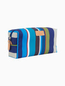 Pochette bauletto unisex righe multicolor blu - Gallo 1927 - Official Online Shop