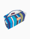 Pochette bauletto unisex righe multicolor blu - Gallo 1927 - Official Online Shop